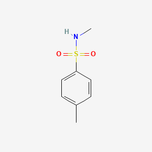 N,4-Dimethylbenzenesulfonamide chemical structure (CAS 640-61-9)