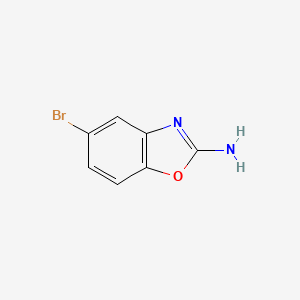5-Bromobenzo[d]oxazol-2-amine chemical structure (CAS 64037-07-6)