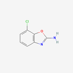 7-Chlorobenzo[d]oxazol-2-amine chemical structure (CAS 64037-11-2)