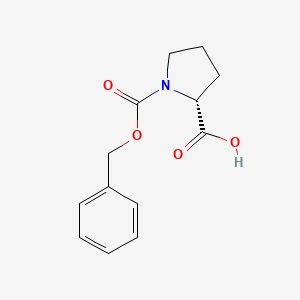 ((Benzyloxy)carbonyl)-D-proline chemical structure (CAS 6404-31-5)