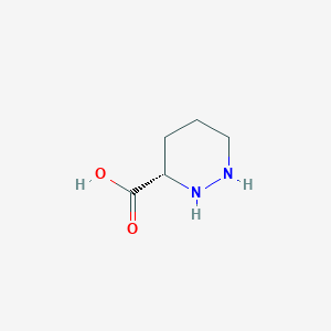 (S)-Hexahydropyridazine-3-carboxylic acid chemical structure (CAS 64044-11-7)