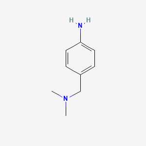 4-((Dimethylamino)methyl)aniline chemical structure (CAS 6406-74-2)
