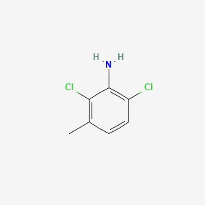 2,6-Dichloro-3-methylaniline chemical structure (CAS 64063-37-2)