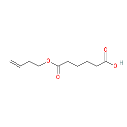 6-(But-3-en-1-yloxy)-6-oxohexanoic acid chemical structure (CAS 64084-45-3)