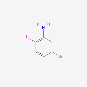 5-Bromo-2-iodoaniline chemical structure (CAS 64085-52-5)