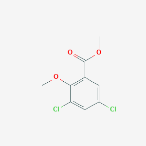 Methyl 3,5-dichloro-2-methoxybenzoate chemical structure (CAS 64122-23-2)