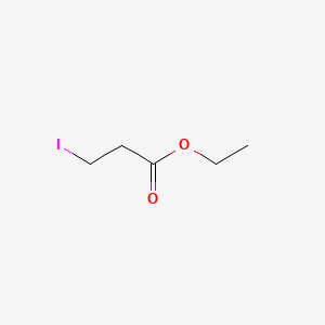 Ethyl 3-iodopropanoate chemical structure (CAS 6414-69-3)