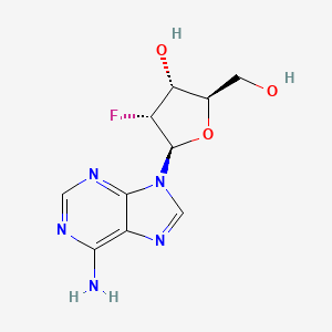 (2R,3R,4R,5R)-5-(6-Amino-9H-purin-9-yl)-4-fluoro-2-(hydroxymethyl)tetrahydrofuran-3-ol chemical structure (CAS 64183-27-3)