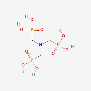 (Nitrilotris(methylene))triphosphonic acid chemical structure (CAS 6419-19-8)