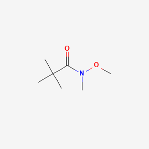N-Methoxy-N-methylpivalamide chemical structure (CAS 64214-60-4)