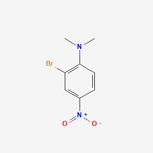 2-Bromo-N,N-dimethyl-4-nitroaniline chemical structure (CAS 64230-23-5)
