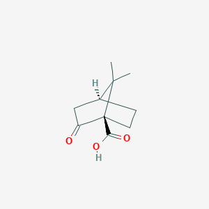 (1R,4S)-7,7-Dimethyl-2-oxobicyclo[2.2.1]heptane-1-carboxylic acid chemical structure (CAS 64234-14-6)
