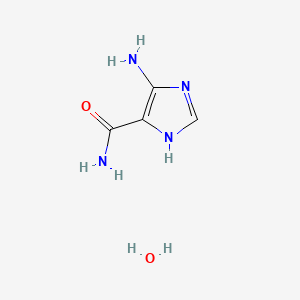 5-Amino-1H-imidazole-4-carboxamide hydrate chemical structure (CAS 64236-33-5)
