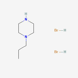 1-Propylpiperazine dihydrobromide chemical structure (CAS 64262-23-3)