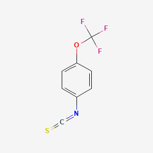 4-(Trifluoromethoxy)phenylisothiocyanate chemical structure (CAS 64285-95-6)