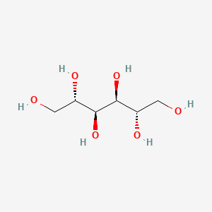 (2S,3S,4S,5S)-Hexane-1,2,3,4,5,6-hexaol chemical structure (CAS 643-01-6)