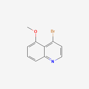 4-Bromo-5-methoxyquinoline chemical structure (CAS 643069-46-9)