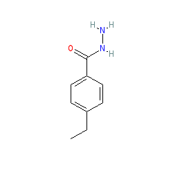 4-Ethylbenzohydrazide chemical structure (CAS 64328-55-8)