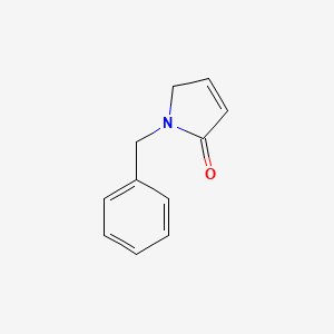 1-Benzyl-1H-pyrrol-2(5H)-one chemical structure (CAS 64330-46-7)