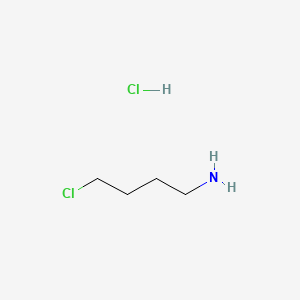 4-Chlorobutan-1-amine hydrochloride chemical structure (CAS 6435-84-3)