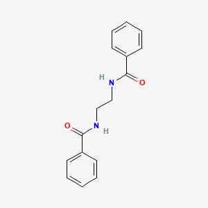 N,N'-(Ethane-1,2-diyl)dibenzamide chemical structure (CAS 644-33-7)