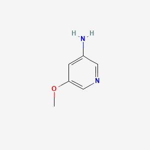 3-Amino-5-methoxypyridine chemical structure (CAS 64436-92-6)