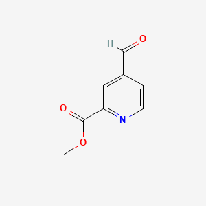 Methyl 4-formylpicolinate chemical structure (CAS 64463-46-3)
