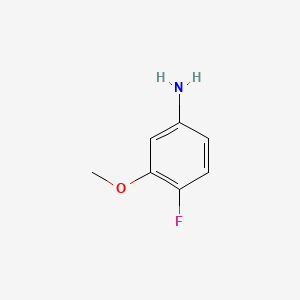 4-Fluoro-3-methoxyaniline chemical structure (CAS 64465-53-8)