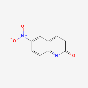 6-Nitroquinolin-2(1H)-one chemical structure (CAS 64495-55-2)