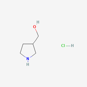 Pyrrolidin-3-ylmethanol hydrochloride chemical structure (CAS 644971-22-2)