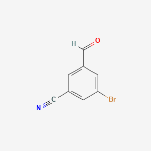 3-Bromo-5-formylbenzonitrile chemical structure (CAS 644982-55-8)