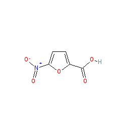 5-Nitrofuran-2-carboxylic acid chemical structure (CAS 645-12-5)