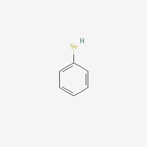 Benzeneselenol chemical structure (CAS 645-96-5)