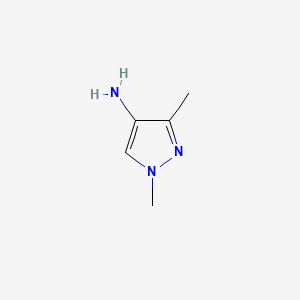 1,3-Dimethyl-1H-pyrazol-4-amine chemical structure (CAS 64517-88-0)