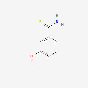 3-Methoxybenzothioamide chemical structure (CAS 64559-06-4)
