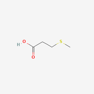 3-(Methylthio)propionic Acid chemical structure (CAS 646-01-5)