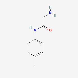 2-Amino-N-(p-tolyl)acetamide chemical structure (CAS 64642-18-8)
