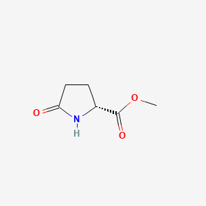 (R)-Methyl 5-oxopyrrolidine-2-carboxylate chemical structure (CAS 64700-65-8)