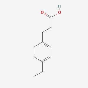 3-(4-Ethylphenyl)propanoic acid chemical structure (CAS 64740-36-9)