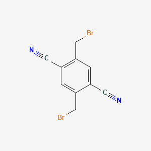 2,5-Bis(bromomethyl)terephthalonitrile chemical structure (CAS 64746-04-9)