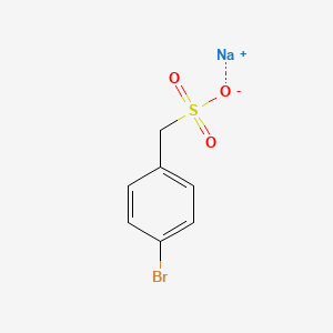Sodium (4-bromophenyl)methanesulfonate chemical structure (CAS 64755-47-1)