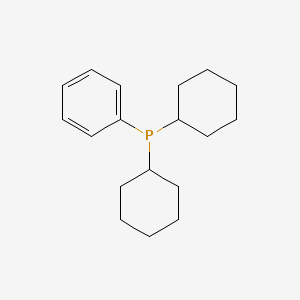 Dicyclohexyl(phenyl)phosphine chemical structure (CAS 6476-37-5)