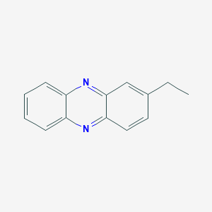2-Ethylphenazine chemical structure (CAS 6479-95-4)