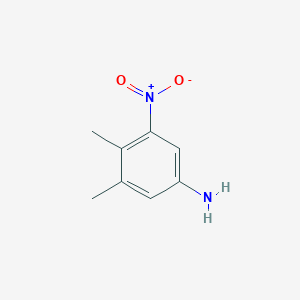 3,4-Dimethyl-5-nitroaniline chemical structure (CAS 64823-22-9)