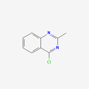 4-Chloro-2-methylquinazoline chemical structure (CAS 6484-24-8)