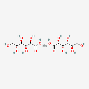Manganesegluconate chemical structure (CAS 6485-39-8)