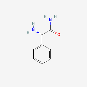 (S)-2-Amino-2-phenylacetamide chemical structure (CAS 6485-52-5)
