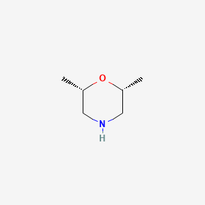 cis-2,6-Dimethylmorpholine chemical structure (CAS 6485-55-8)