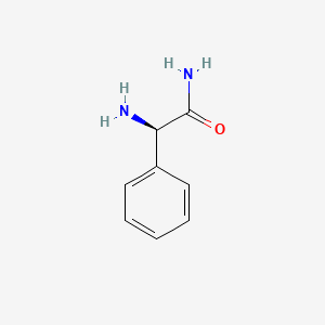 (R)-2-Amino-2-phenylacetamide chemical structure (CAS 6485-67-2)