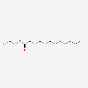 2-Chloroethyl dodecanoate chemical structure (CAS 64919-15-9)